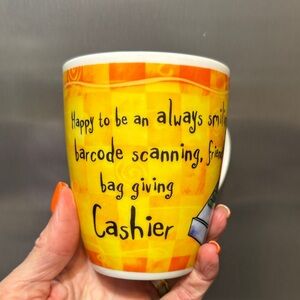 Vibrant Yellow Cashier Mug